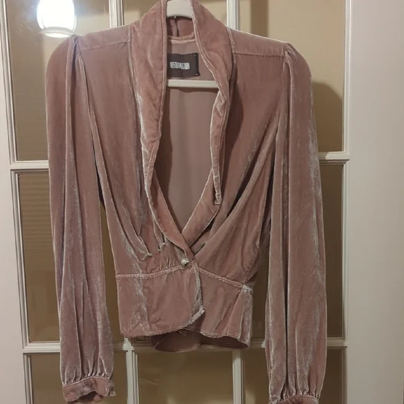 Reformation Festive Velvet Jacket - Picture 7 of 7